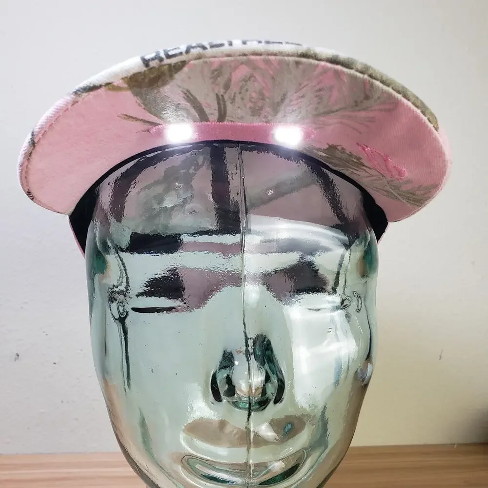 RealTree Women's Pink Camoflage Powercap Battery Operated Light Up Hunting Hat‎